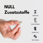 Männer Kapseln ohne Zusatzstoffe, glutenfrei und ohne Zucker für natürliche Vitalität.