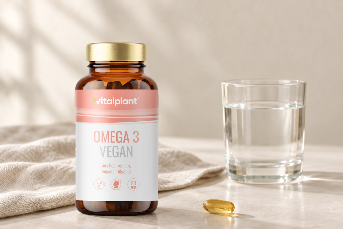 Omega 3 Vegan Kapseln - Weichkapsel mit Vitamin D3