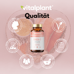 Omega 3 Vegan Kapseln von vitalplant, 100% vegan, Made in Germany, hochwertige Algenöl Quelle.