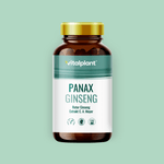 Panax Ginseng Kapseln von Vitalplant, 120 Kapseln, Roter Ginseng Extrakt C.A. Meyer, hochwertiges Nahrungsergänzungsmittel.