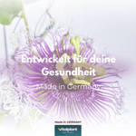 Passionsblume Kapseln von Vitalplant, entwickelt für deine Gesundheit, natürliche Entspannung aus Nordamerika.