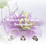 Passionsblume Kapseln – Entspannung und Gesundheit, entwickelt in Deutschland.