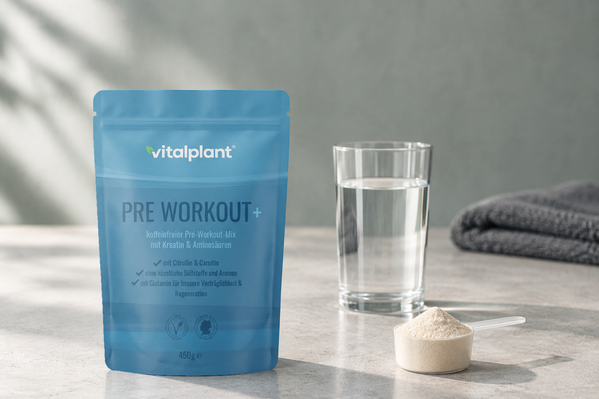Pre Workout+ Pulver - 15 g, 30 Minuten vor dem Sport