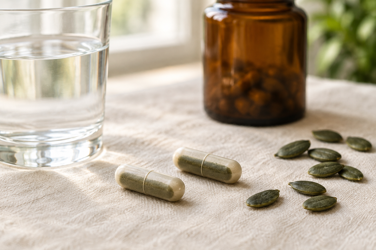 Prosta Plant Kapseln - 350 mg Kürbiskern je Kapsel