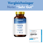 Prosta Plant Kapseln von Vitalplant mit Auszeichnung "Sehr Gut" für Männergesundheit