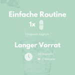 Salbei Kapseln - einfache 1 tägliche Kapsel Routine für 2 Monate Vorrat mit 60 Kapseln