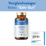 Prosta Plant by Vitalplant, rated "Very Good" for men's health and plant-based ingredients.