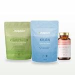 Vitalpaket Sport Vital mit Kreatin Pulver, Bio Vegan Protein Pulver und Magnesium Komplex Kapseln