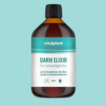 Vitalplant® Darm Elixier Bio Fermentgetränk in Flasche mit 22 fermentierten Obst- und Gemüsesorten.