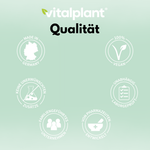 Vitalplant Qualität: Made in Germany, 100 % vegan, unabhängig laborgeprüft, keine unerwünschten Zusätze