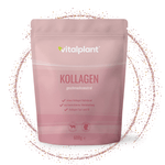 Produktverpackung von Kollagen, reines Kollagen Hydrolysat, 600g Tüte von vitalplant.