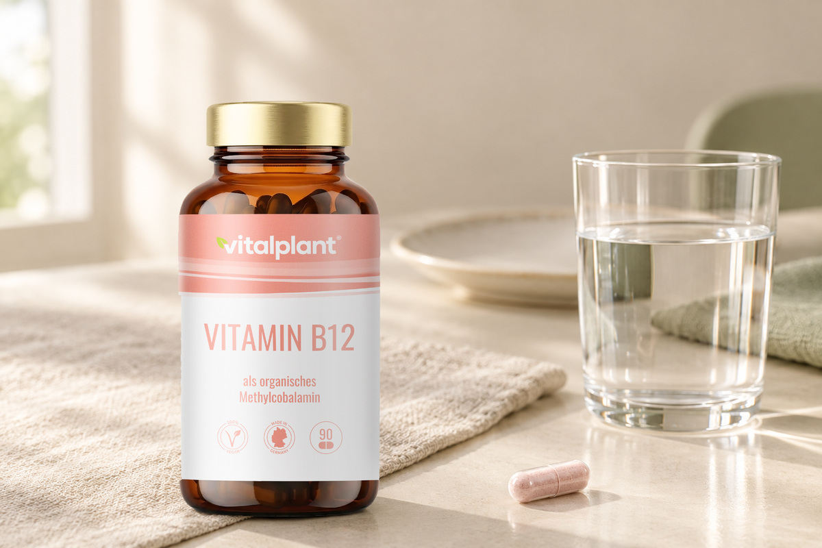 Vitamin B12 Kapseln - Täglich 1 Kapsel vor dem Essen
