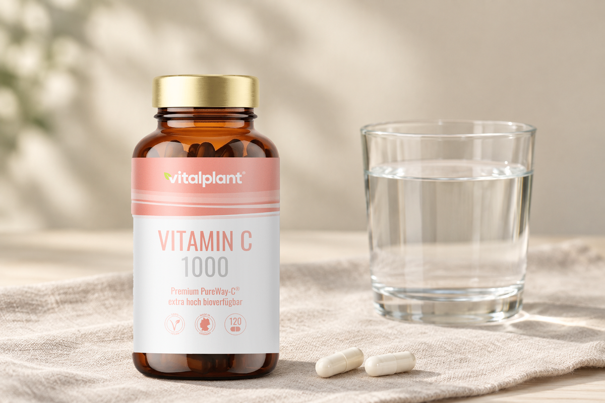 Vitamin C 1000 Kapseln - 2 Kapseln, 1.000 mg Vitamin C